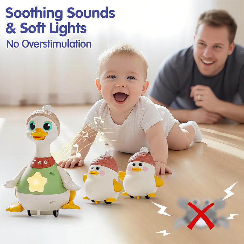 Sakerplus Musical Dancing Duck Toy Set For Babies