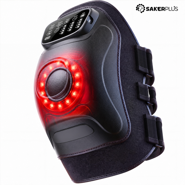 Sakerplus® Cordless Heated Knee Massage Device
