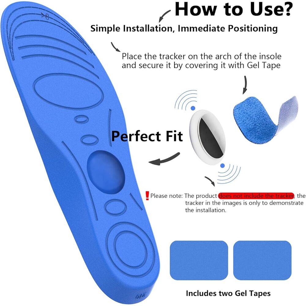 Sakerplus Kids Shoe Insole with Tracker