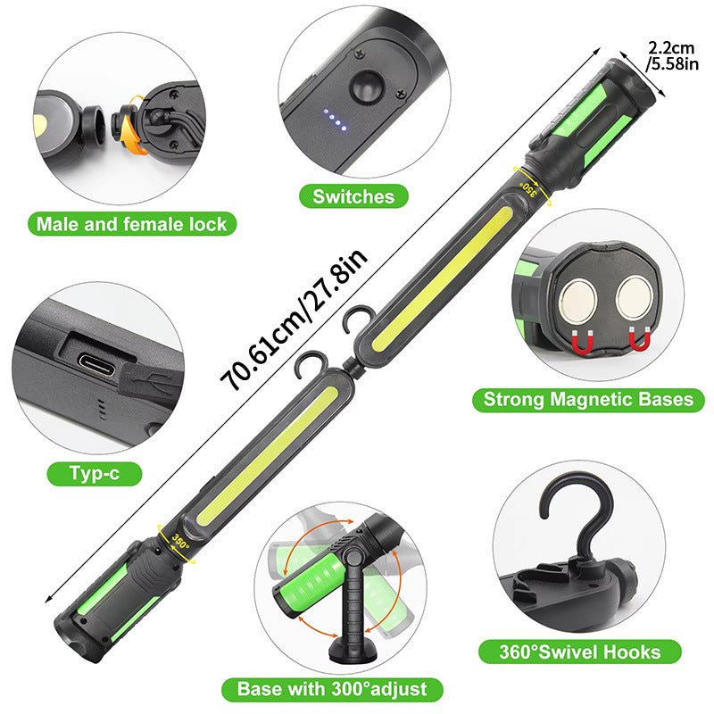 Sakerplus® Work Light LED Rechargeable Magnetic