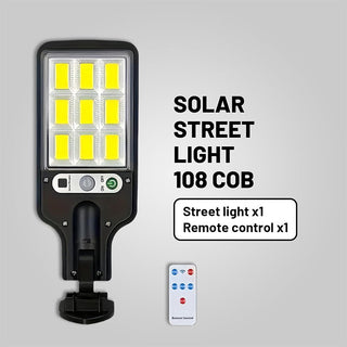 Sakerplus Solar Street Lights Outdoor Security Set
