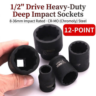 Sakerplus®  Heavy Duty 12-Point Impact Socket