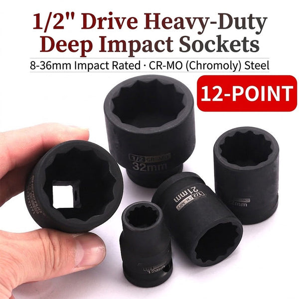 Sakerplus®  Heavy Duty 12-Point Impact Socket