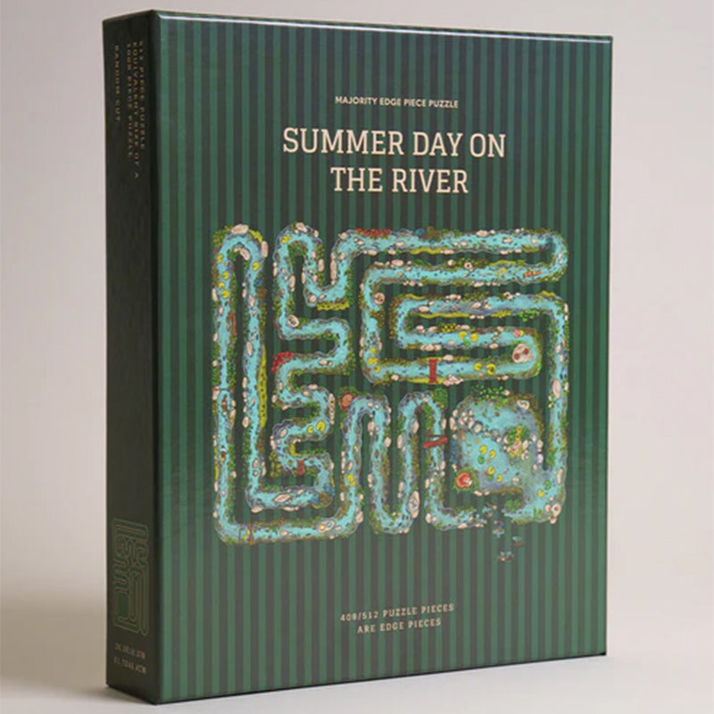 Sakerplus® Edgepiece Puzzle summer day on the river