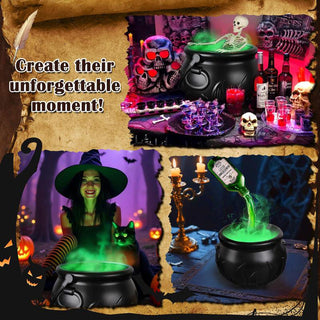 Sakerplus Floating Potion Cauldron Halloween Decor