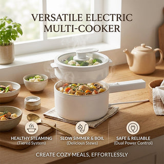 Sakerplus® Portable Electric Hot Pot Cooker