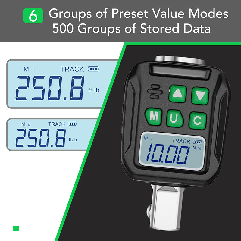 Sakerplus Digital Torque Wrench Adapter Set