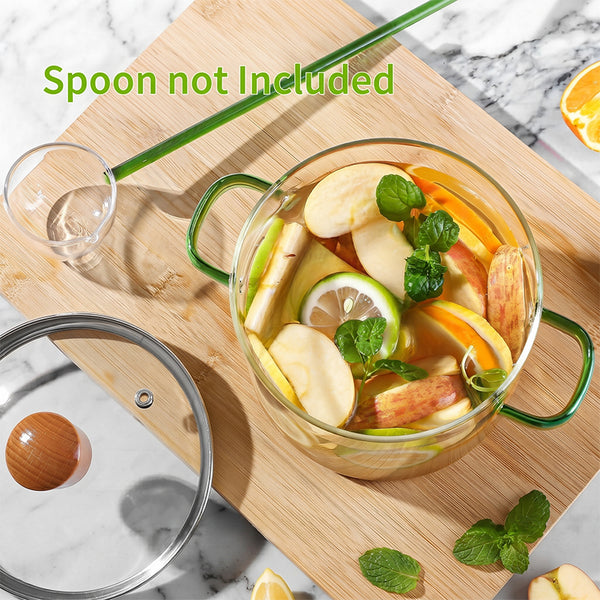 Sakerplus® Glass Simmer Pot For Quick Heating