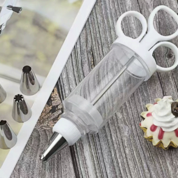 Sakerplus® Stainless Steel Cake Decorating Gun Kit