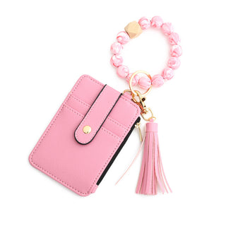 Sakerplus® Wristlet Keychain Bracelet Wallet