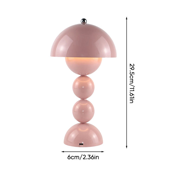 Sakerplus® Vintage Cream Triple-Globe Touch Table Lamp