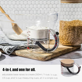 Sakerplus Adjustable Multi-Functional Measuring Cup