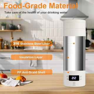 Sakerplus Portable Travel Electric Tea Kettle