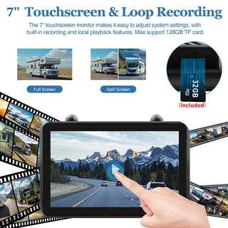Sakerplus® Wireless Solar Backup Camera System