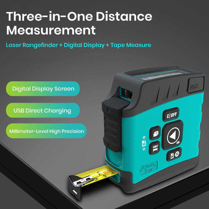 Sakerplus 3-in-1 Digital Tape Measure