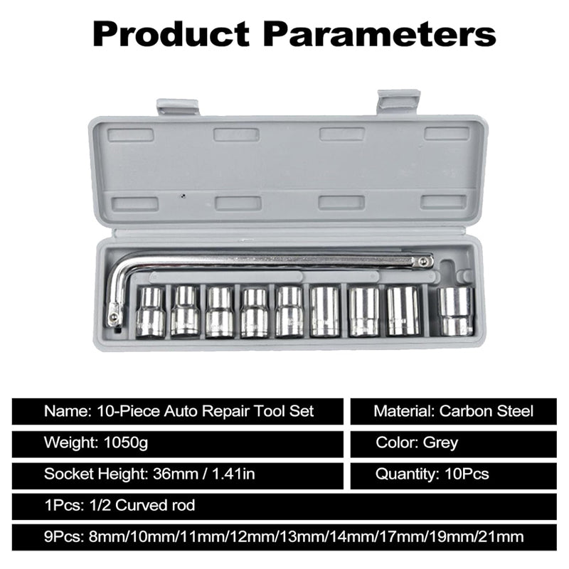 Sakerplus Wrench Socket Set Auto Repair