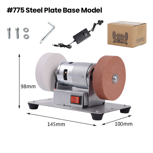 Sakerplus® Electric Knife Sharpener With Dual Grinding Wheels And Variable Speed