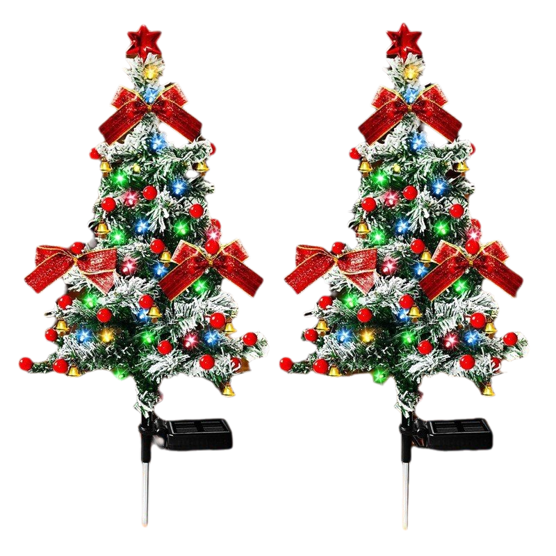 Sakerplus® Solar Christmas Tree Pathway Lights