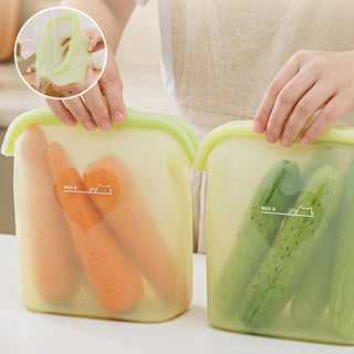Sakerplus® Stand Up Silicone Food Storage Bag