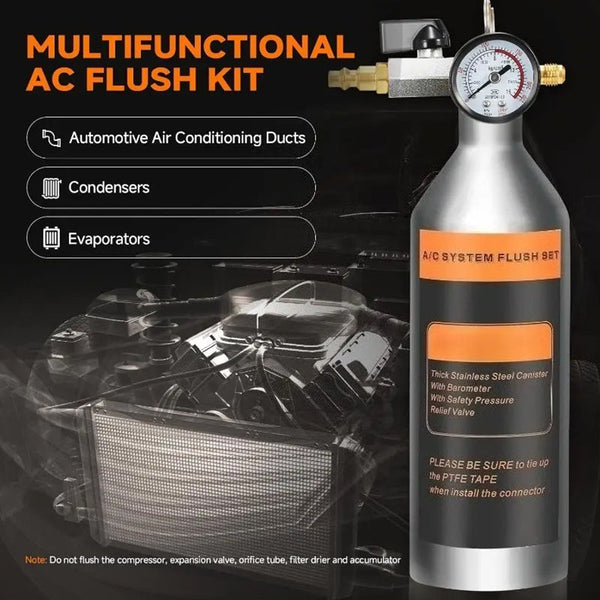 Sakerplus® Automotive AC System Flush Cleaning Kit