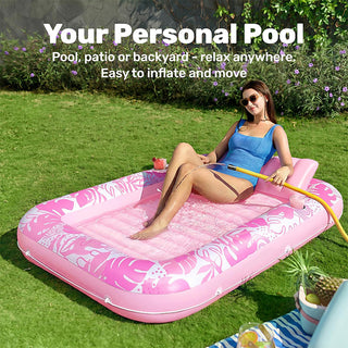 Sakerplus® Extra Large Inflatable Sunbathing Pool Lounger
