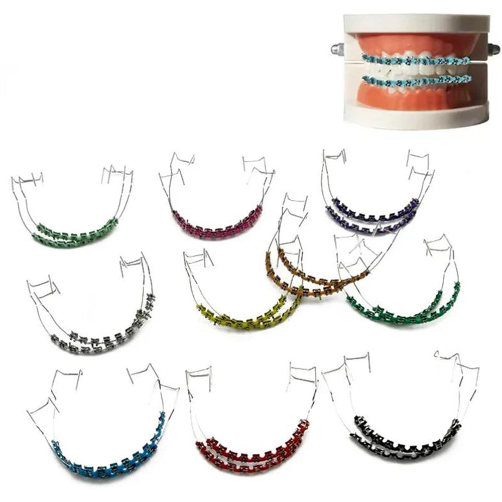 Sakerplus One-Step Fake Braces with Power Chain