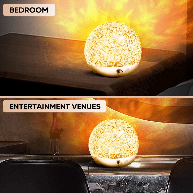 SAKER® Water Wave Dynamic Projection Atmosphere Lamp