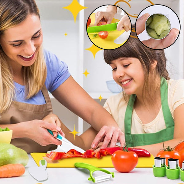 Sakerplus® Kids Safe Montessori Kitchen Tool Set