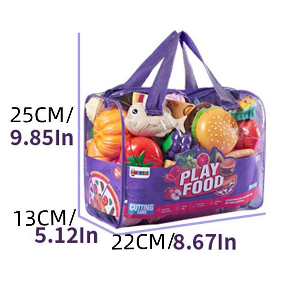 Sakerplus® Pretend Play Kitchen Food Set