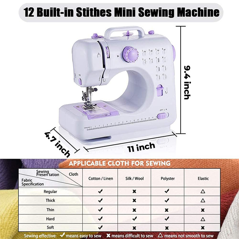 Sakerplus Portable Mini Electric Sewing Machine