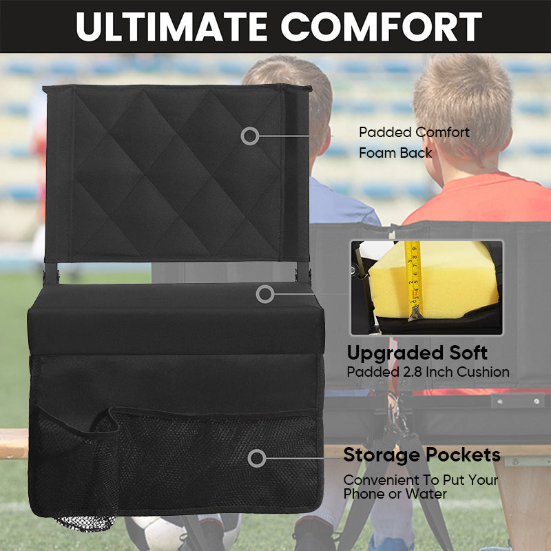 Saker Stadium Seats With Back Support