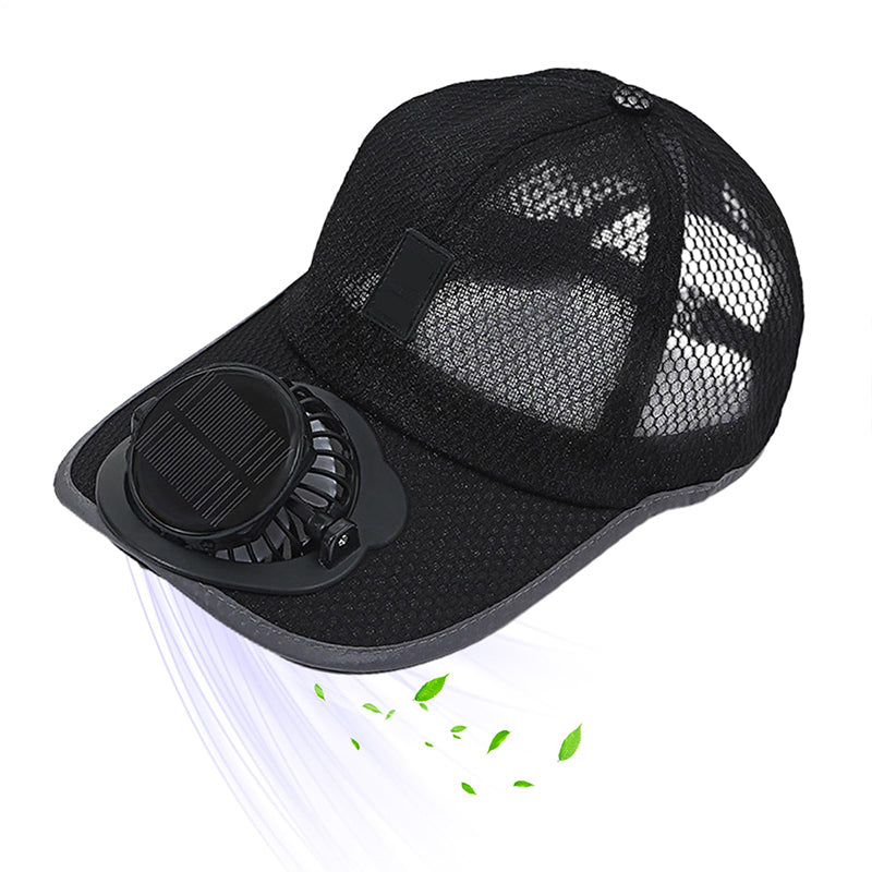 Sakerplus Solar Powered Cooling Fan Cap