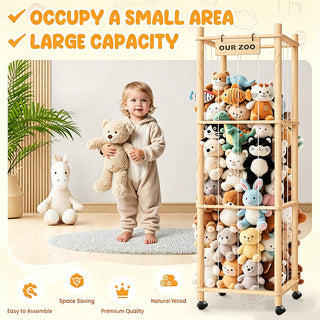 Sakerplus® Stuffed Animal Storage Display Organizer Holder