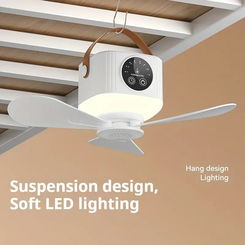 Sakerplus USB Rechargeable Ceiling Fan