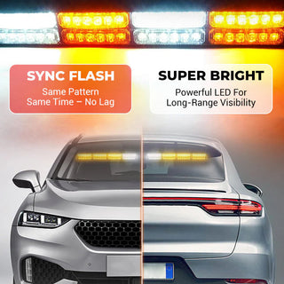 Sakerplus Emergency Strobe Windshield Lights