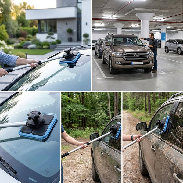 Sakerplus® Double Sided Magnetic Windshield Cleaning Kit
