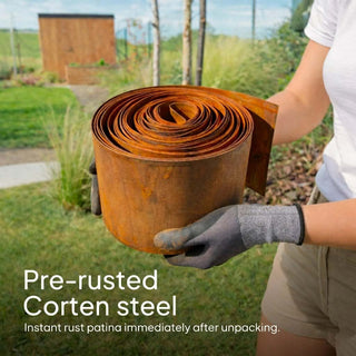 Sakerplus® Weathering Steel Garden Lawn Edging