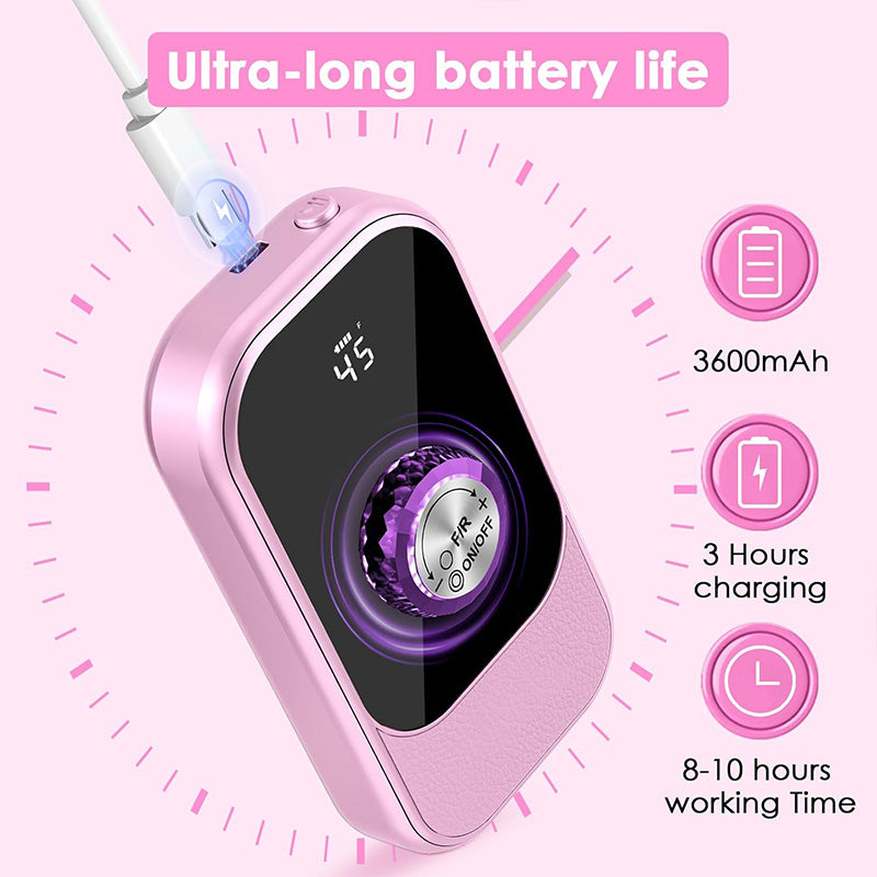 Sakerplus High-Speed Cordless Nail Drill Kit