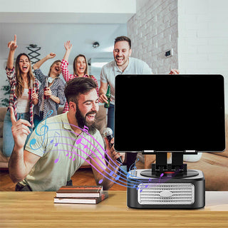 Saker Rotating Tablet Stand Speaker