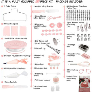 Sakerplus® Cake Decorating Turntable Supplies Kit
