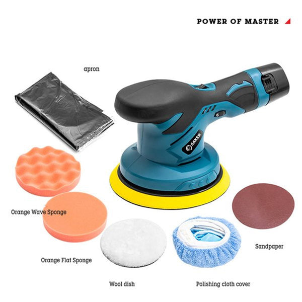 Sakerplus® Cordless Car Buffer Polisher