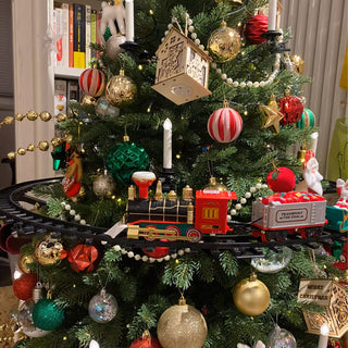 Sakerplus® Holiday Hanging Christmas Train Set