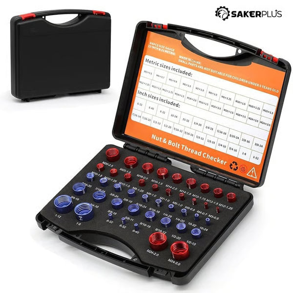 Sakerplus® Nut & Bolt Thread Checker