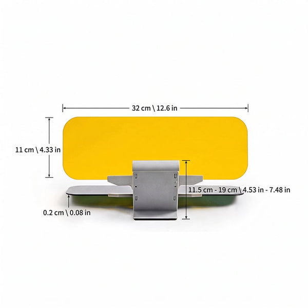 Sakerplus® Universal Day Night Car Visor Extender