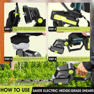 Sakerplus® Cordless Hedge Trimmer