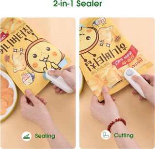 Sakerplus® Rechargeable Handheld 2 in 1 Heat Sealer