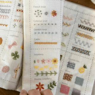 Sakerplus® All-Scenario Embroidery Stitch Book Kit