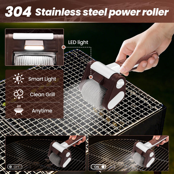 Sakerplus® Electric Grill Cleaner Bristle Free