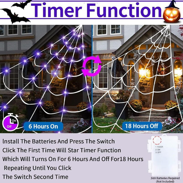 Sakerplus® Room Decor Spider Web Design Hanging Light