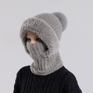 Sakerplus® Full Face Knit Hood Hat